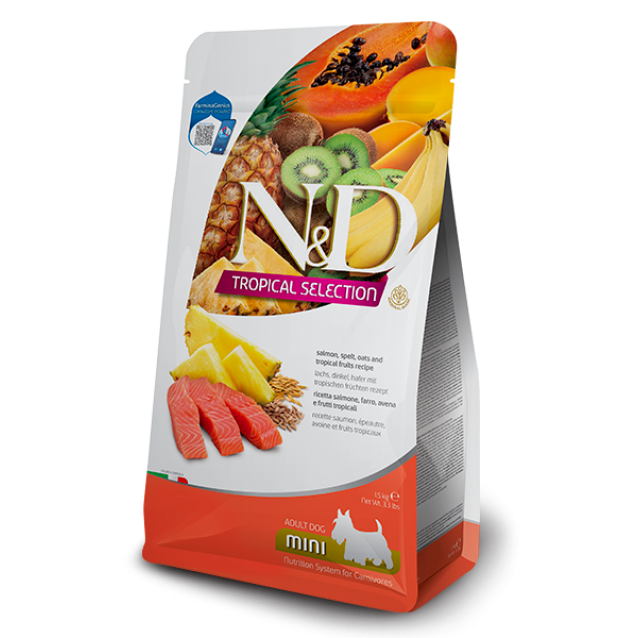 Farmina N&D Tropical Canine Salmon & Tropical Fruits Adult Mini 1.5kg